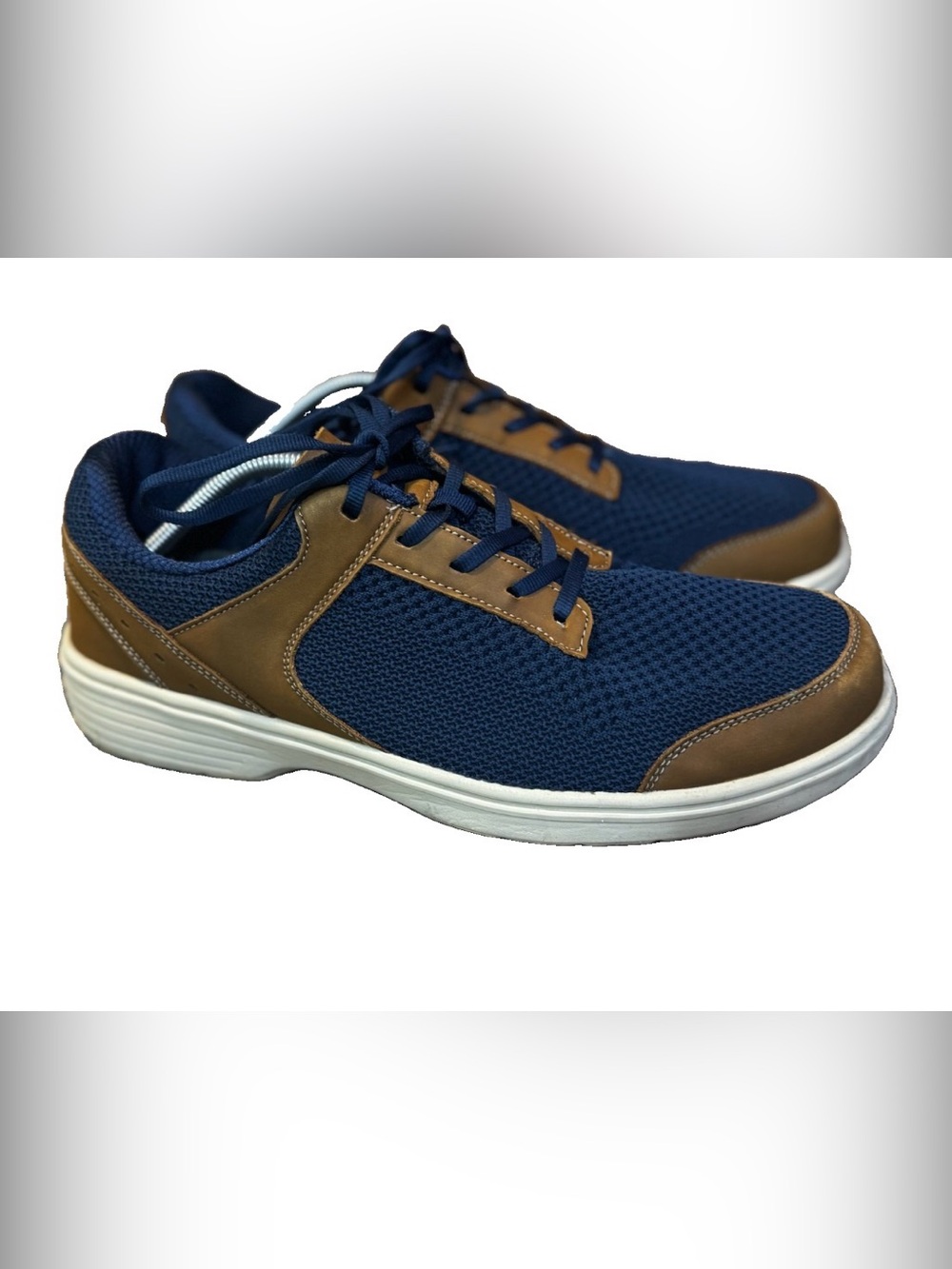 Orthofeet Tabor Mens Size 12 D Blue Orthopedic Comfort Sneakers Shoes Walking